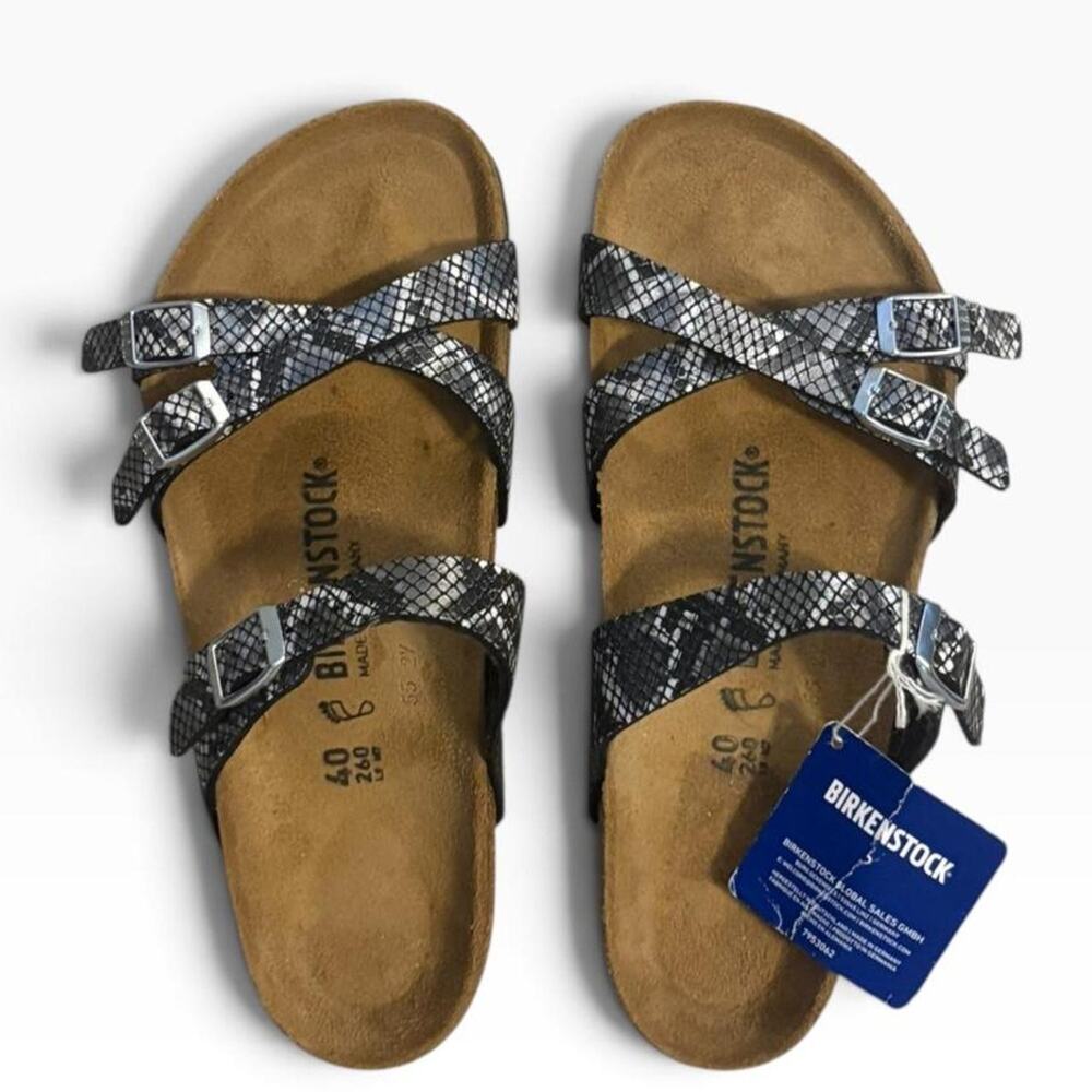Birkenstock Women's Franca Python Slides Sandal